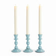 Napa Blue EVE TAPER HOLDERS, SET OF 3