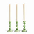 Napa Green EVE TAPER HOLDERS, SET OF 3