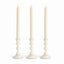 Napa White EVE TAPER HOLDERS, SET OF 3