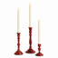 Napa Red HUGH TAPER HOLDERS, SET OF 3