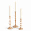 Napa Cream ROSINA TAPER HOLDERS, SET OF 3