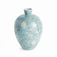 Napa Light Blue/White POMEGRANATE SKETCH VASE