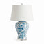 Napa Blue/White LISHA CHINOISERIE LAMP