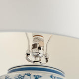 Napa Blue/White LISHA CHINOISERIE LAMP