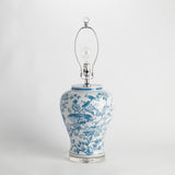 Napa Blue/White LISHA CHINOISERIE LAMP