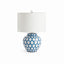Napa Blue/White CHRISTINE CHINOISERIE LAMP