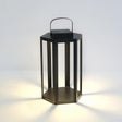 Napa Black JOYCE SOLAR LANTERN 18"