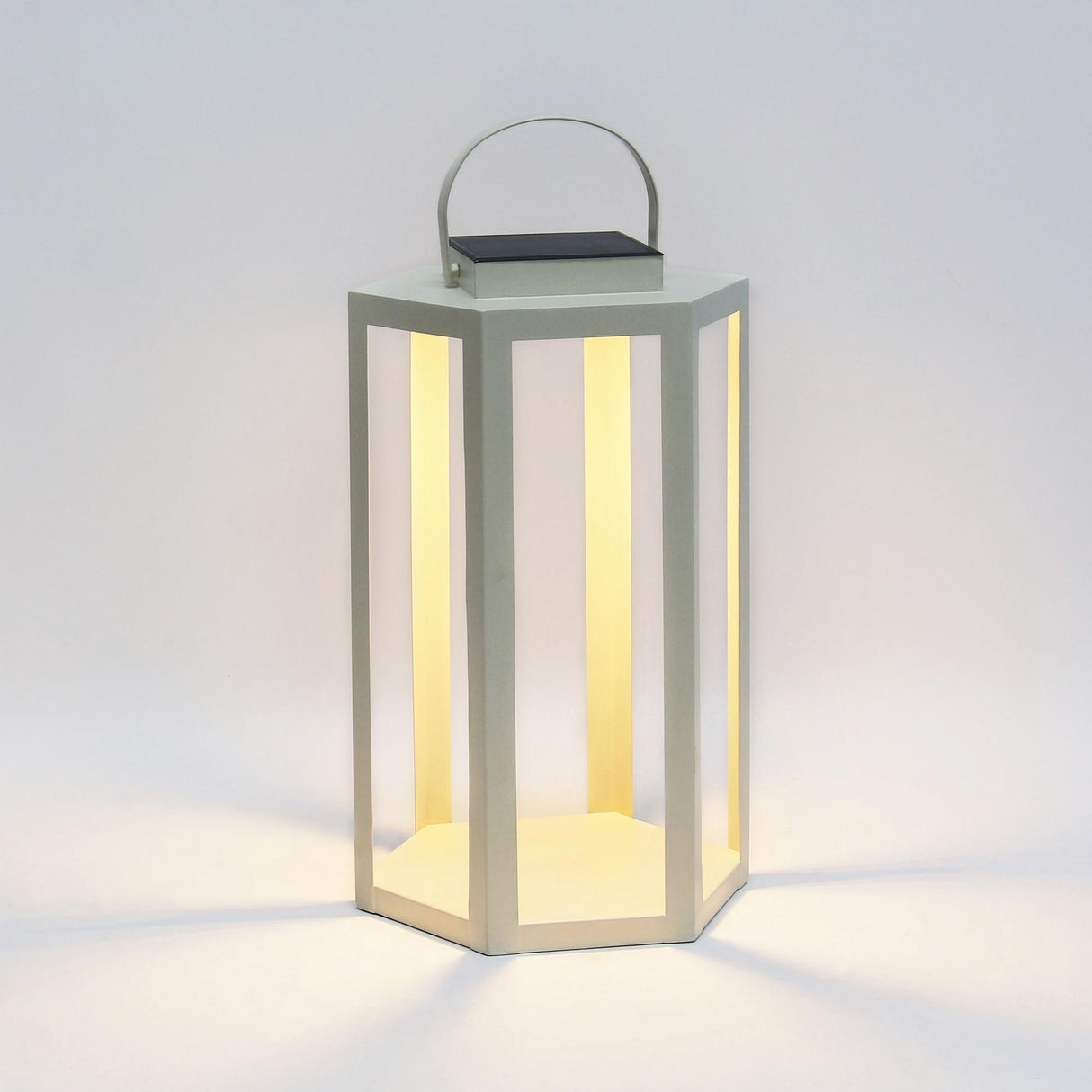 Napa Ivory JOYCE SOLAR LANTERN 18"