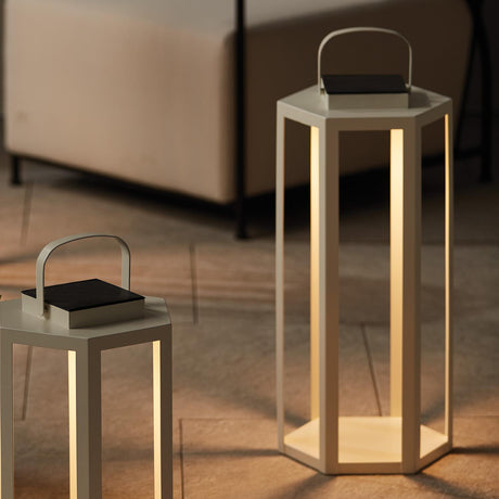 Napa Ivory JOYCE SOLAR LANTERN 24"