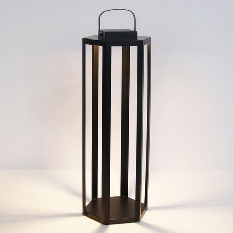 Napa Black JOYCE SOLAR LANTERN 30"