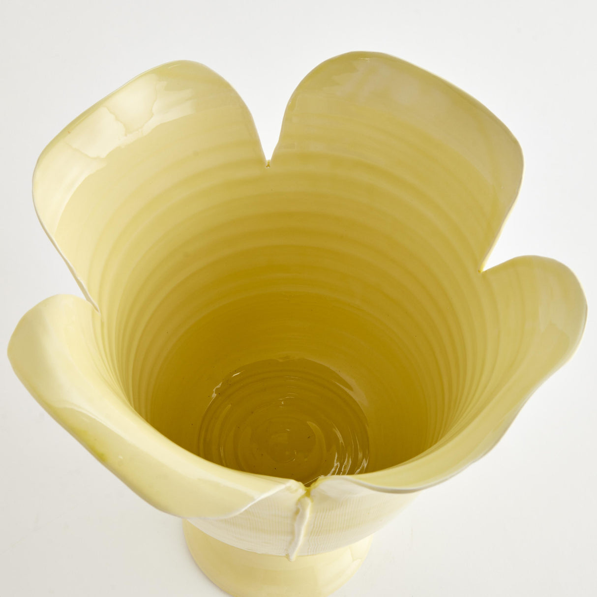 Napa Yellow Ice PETALO VASE LARGE