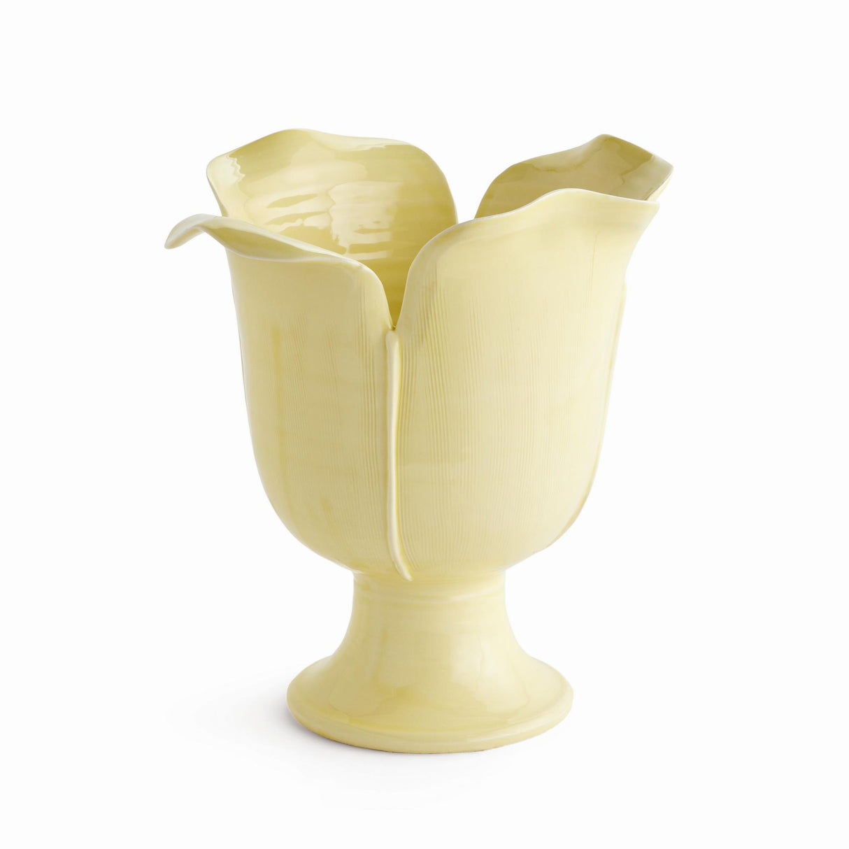 Napa Yellow Ice PETALO VASE SMALL