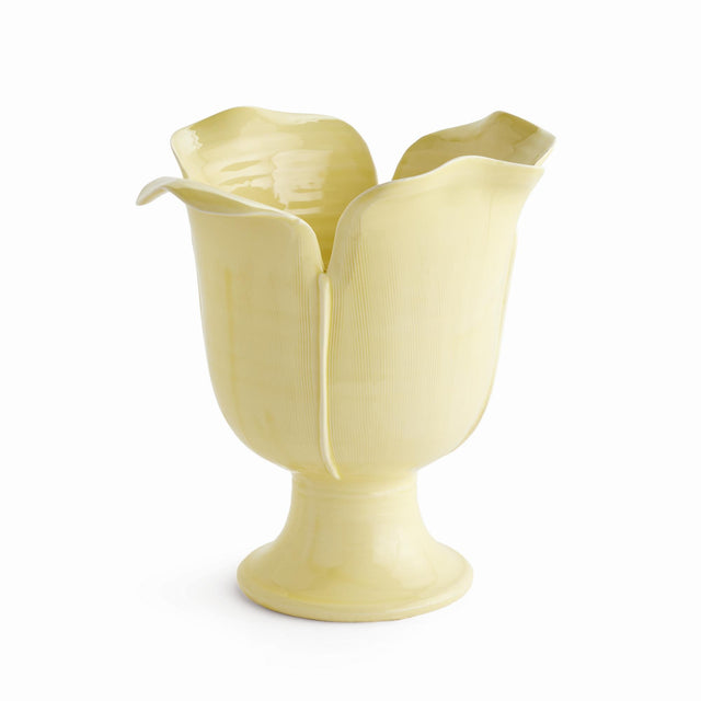 Napa Yellow Ice PETALO VASE SMALL