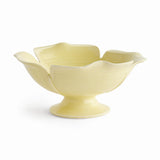 Napa Yellow Ice PETALO DECORATIVE FOOTED BOWL