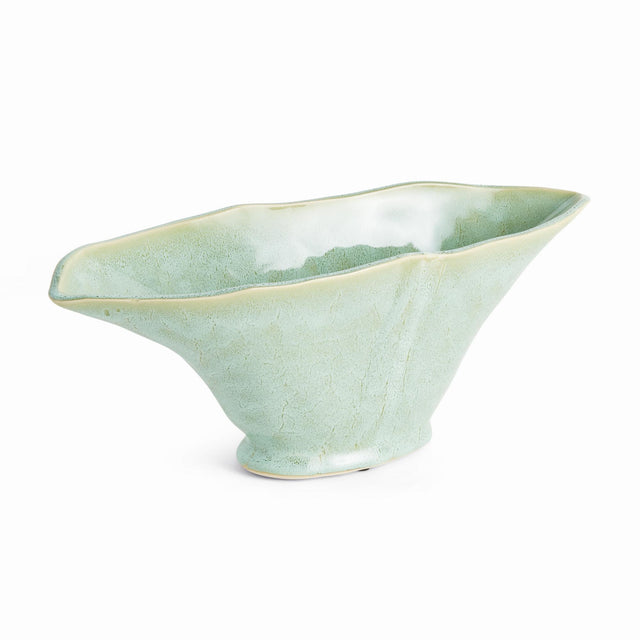 Napa Green MADARA OVAL VASE SMALL