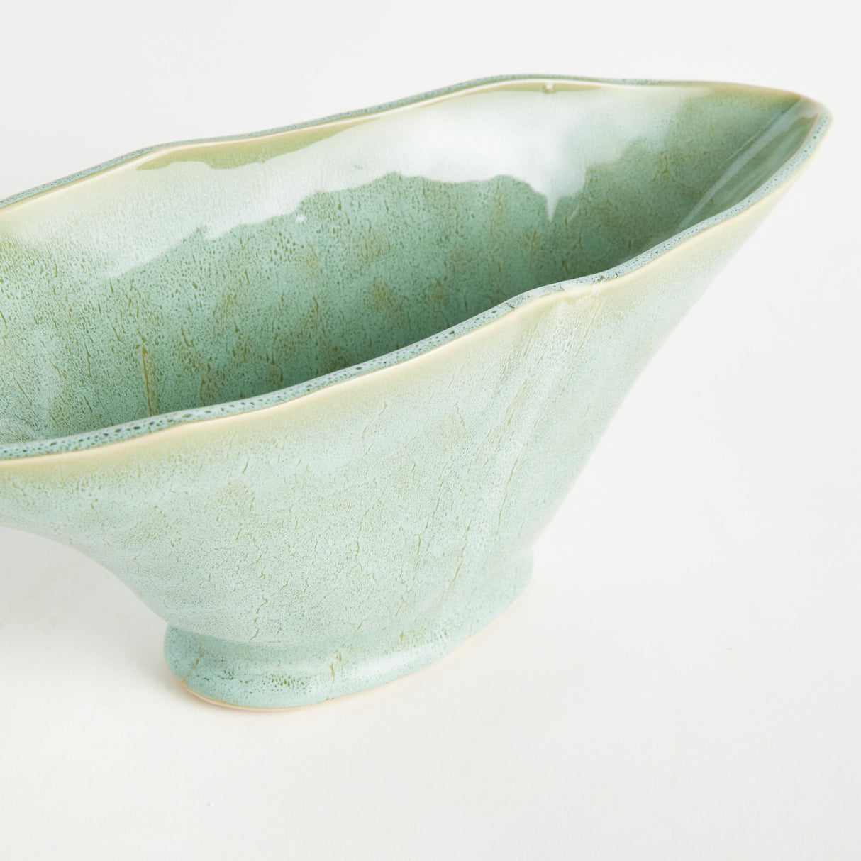 Napa Green MADARA OVAL VASE SMALL
