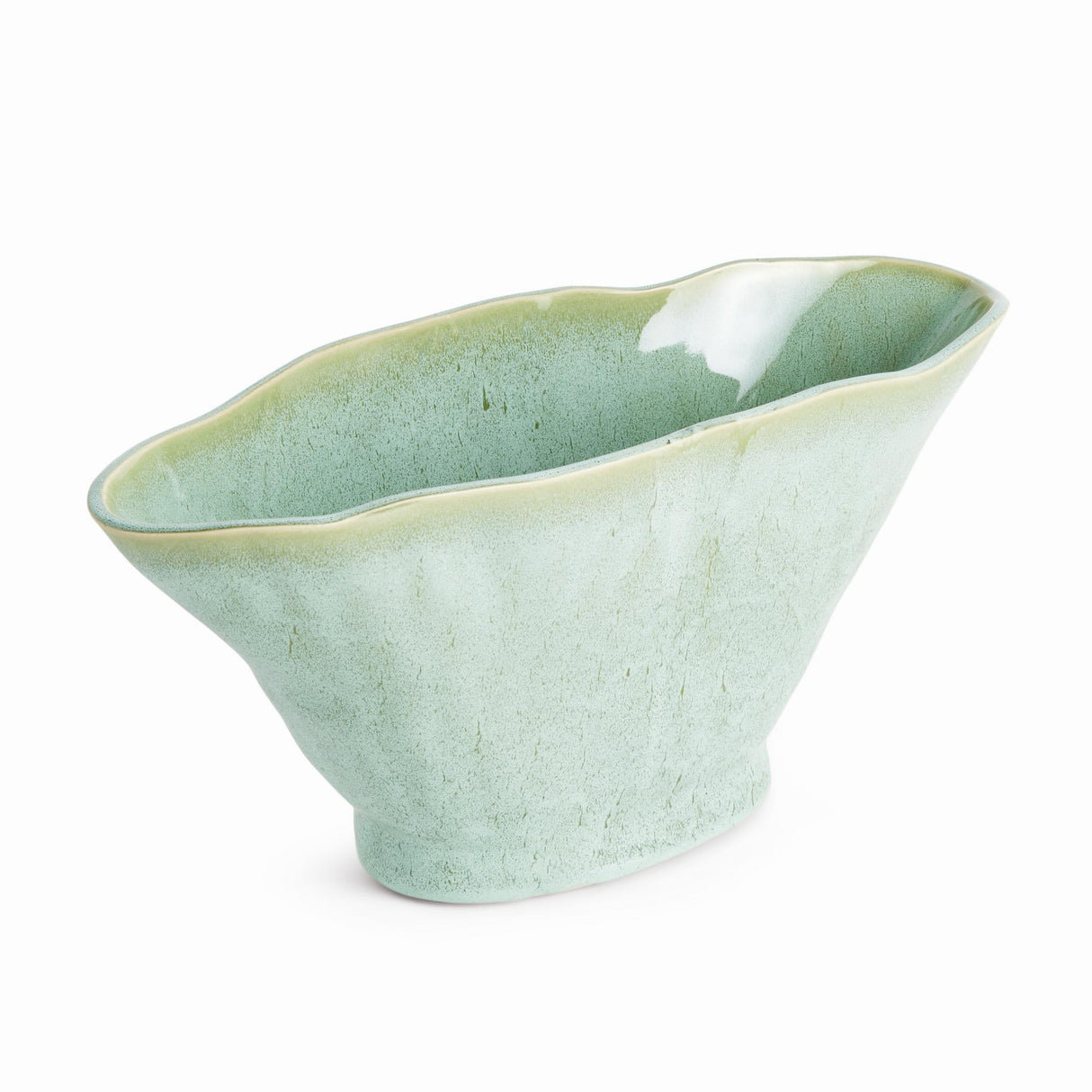 Napa Green MADARA OVAL VASE LARGE