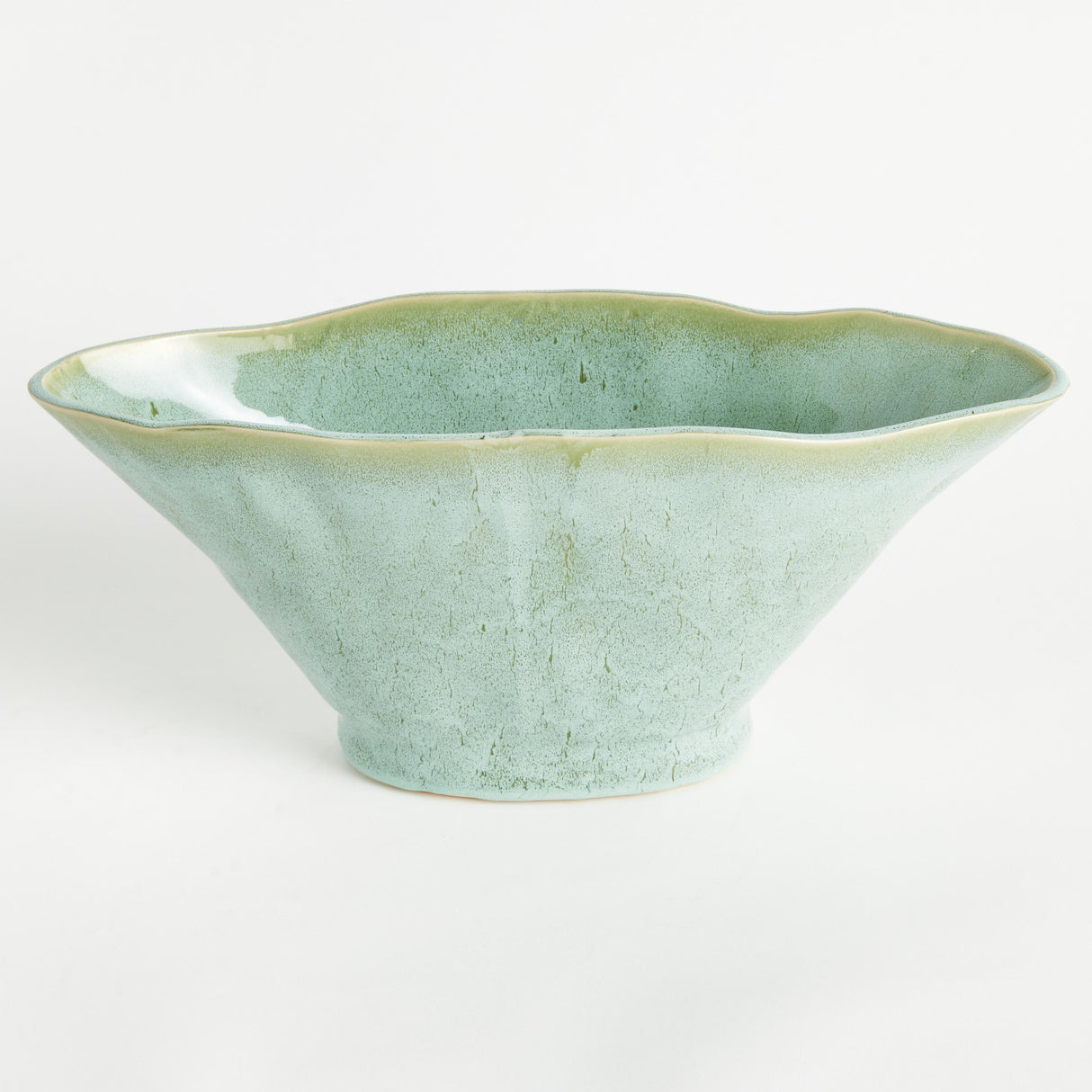Napa Green MADARA OVAL VASE LARGE