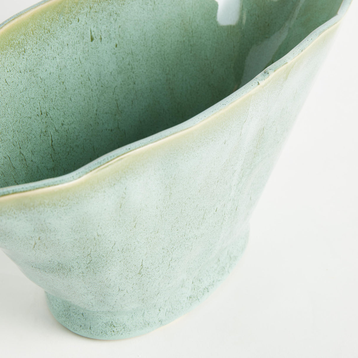 Napa Green MADARA OVAL VASE LARGE