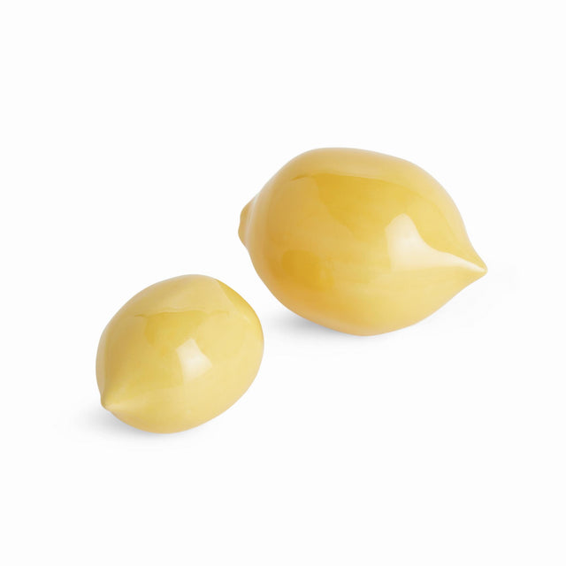 Napa Yellow LEMON OBJETS, SET OF 2
