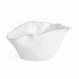 Napa White/Gold MACKENNA WIDE VASE SMALL