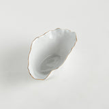 Napa White/Gold MACKENNA WIDE VASE SMALL