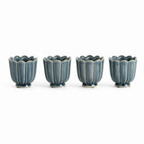 Napa Teal FREYA MINI POTS, SET OF 4
