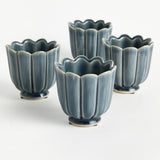 Napa Teal FREYA MINI POTS, SET OF 4