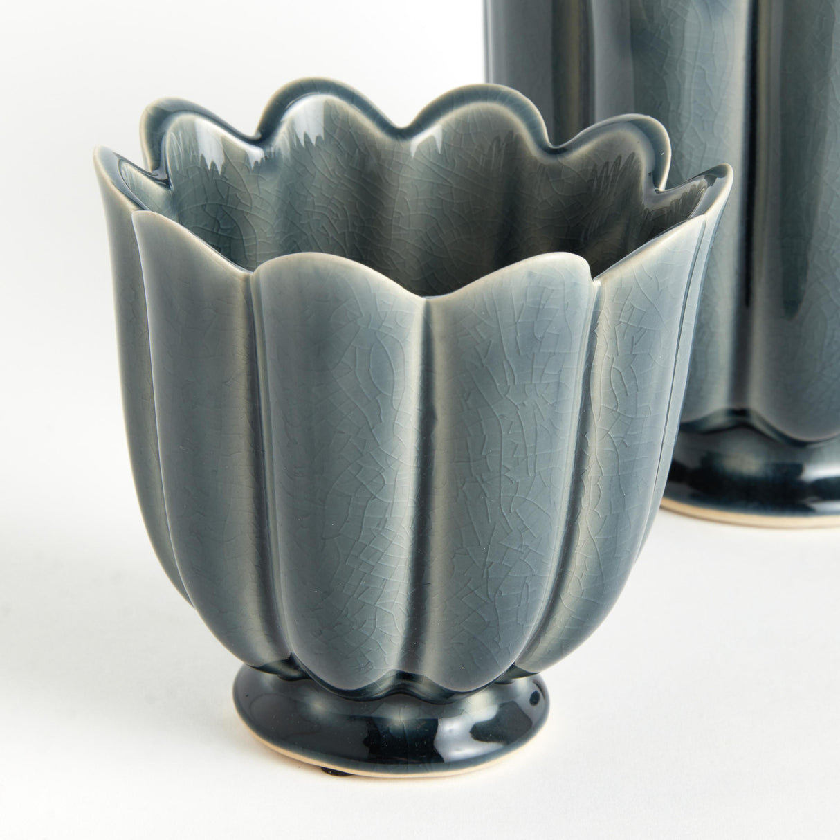 Napa Teal FREYA POTS, SET OF 2