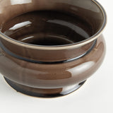Napa Brown CORA WIDE POT