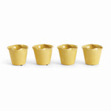 Napa Yellow LYDIA MINI POTS, SET OF 4