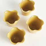 Napa Yellow LYDIA MINI POTS, SET OF 4
