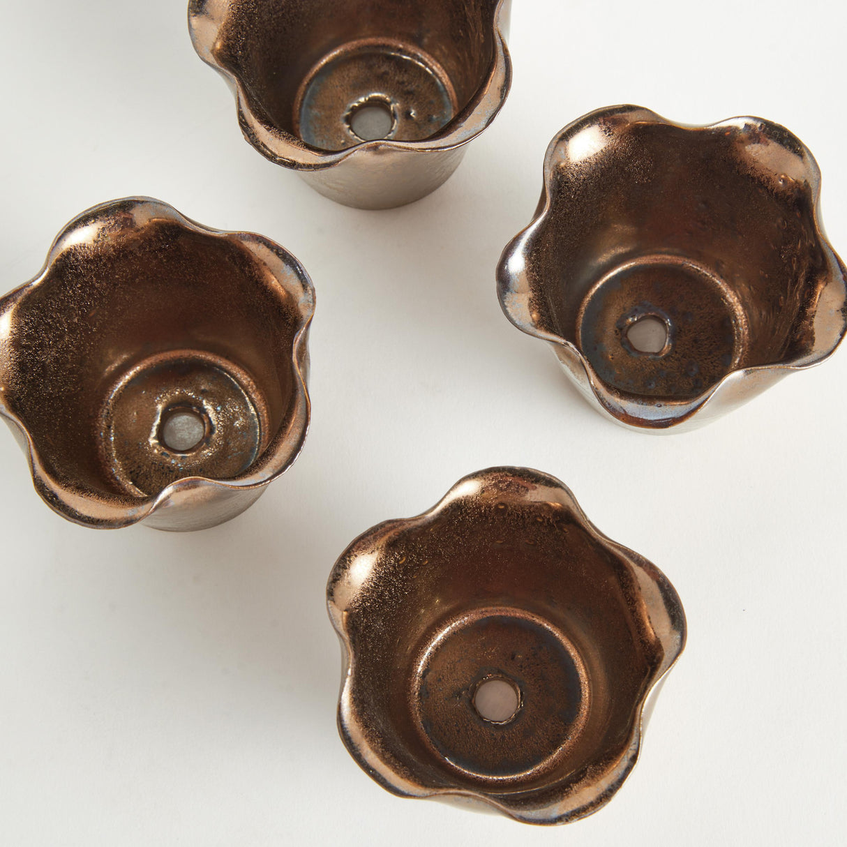 Napa Bronze LYDIA MINI POTS, SET OF 4