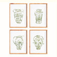 Napa Includes mat CHINOISERIE JAR PRINTS, SET OF 4