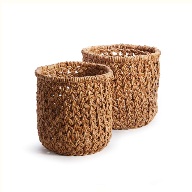 Napa Natural BRIDGET BANANA LEAF BASKETS, SET OF 2