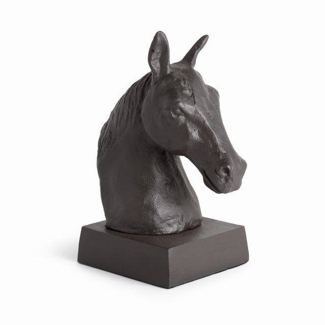 Napa Black Bronze HORSE HEAD SCULPTURE