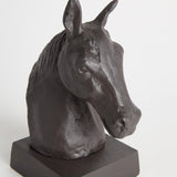 Napa Black Bronze HORSE HEAD SCULPTURE