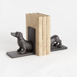 Napa Black Bronze DACHSHUND BOOKENDS, SET OF 2