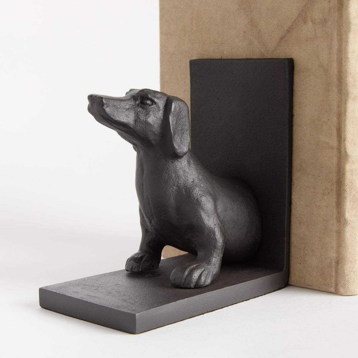 Napa Black Bronze DACHSHUND BOOKENDS, SET OF 2