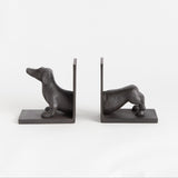 Napa Black Bronze DACHSHUND BOOKENDS, SET OF 2