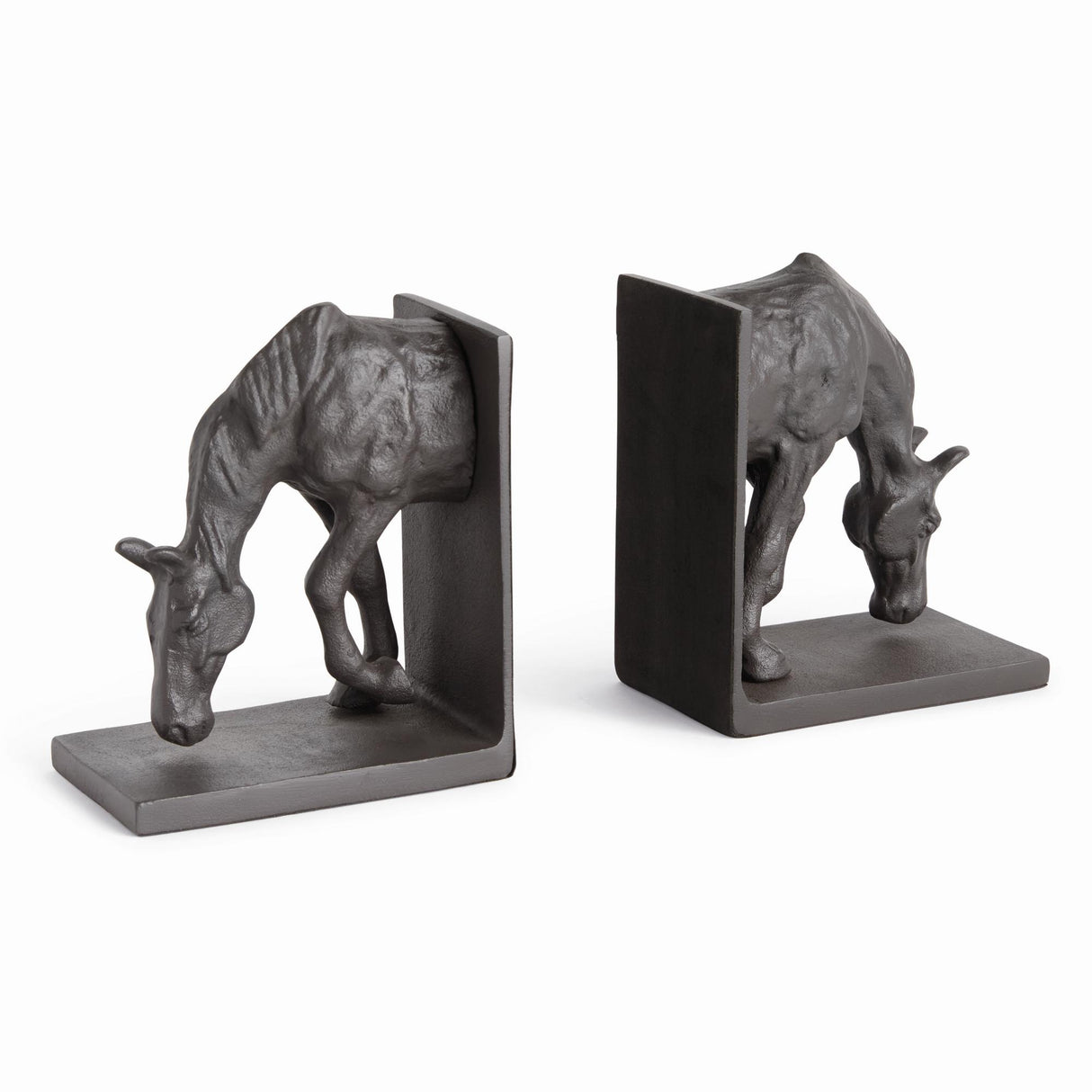 Napa Black Bronze HORSE BOOKENDS, SET OF 2