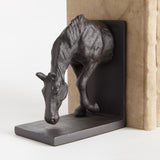 Napa Black Bronze HORSE BOOKENDS, SET OF 2
