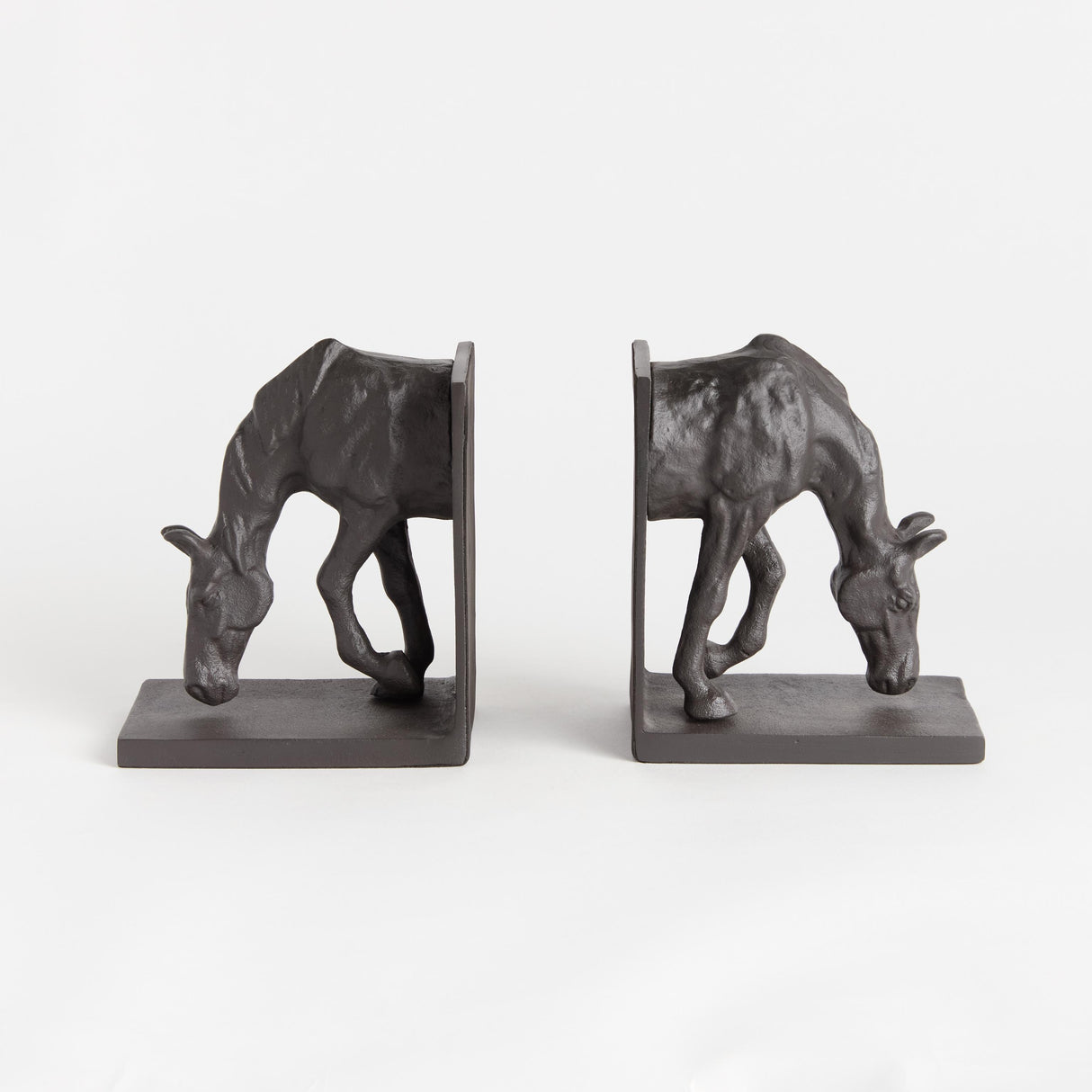 Napa Black Bronze HORSE BOOKENDS, SET OF 2