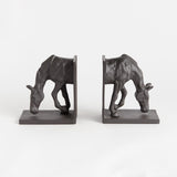 Napa Black Bronze HORSE BOOKENDS, SET OF 2