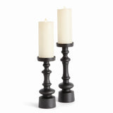 Napa Black Bronze BARRETT CANDLE STANDS, SET OF 2