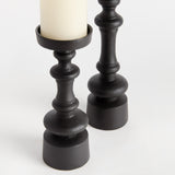 Napa Black Bronze BARRETT CANDLE STANDS, SET OF 2