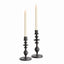 Napa Black Bronze LUKE TAPER HOLDERS, SET OF 2