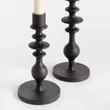 Napa Black Bronze LUKE TAPER HOLDERS, SET OF 2