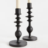 Napa Black Bronze LUKE TAPER HOLDERS, SET OF 2