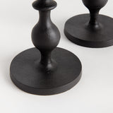 Napa Black Bronze LUKE TAPER HOLDERS, SET OF 2